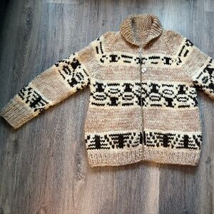 Authentic Vintage Cowichan Indian Sweater